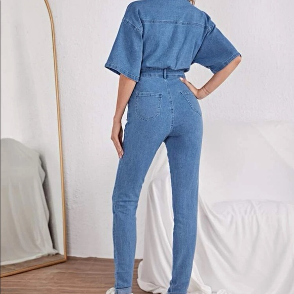 Denim jumpsuit - Picture 3 of 5